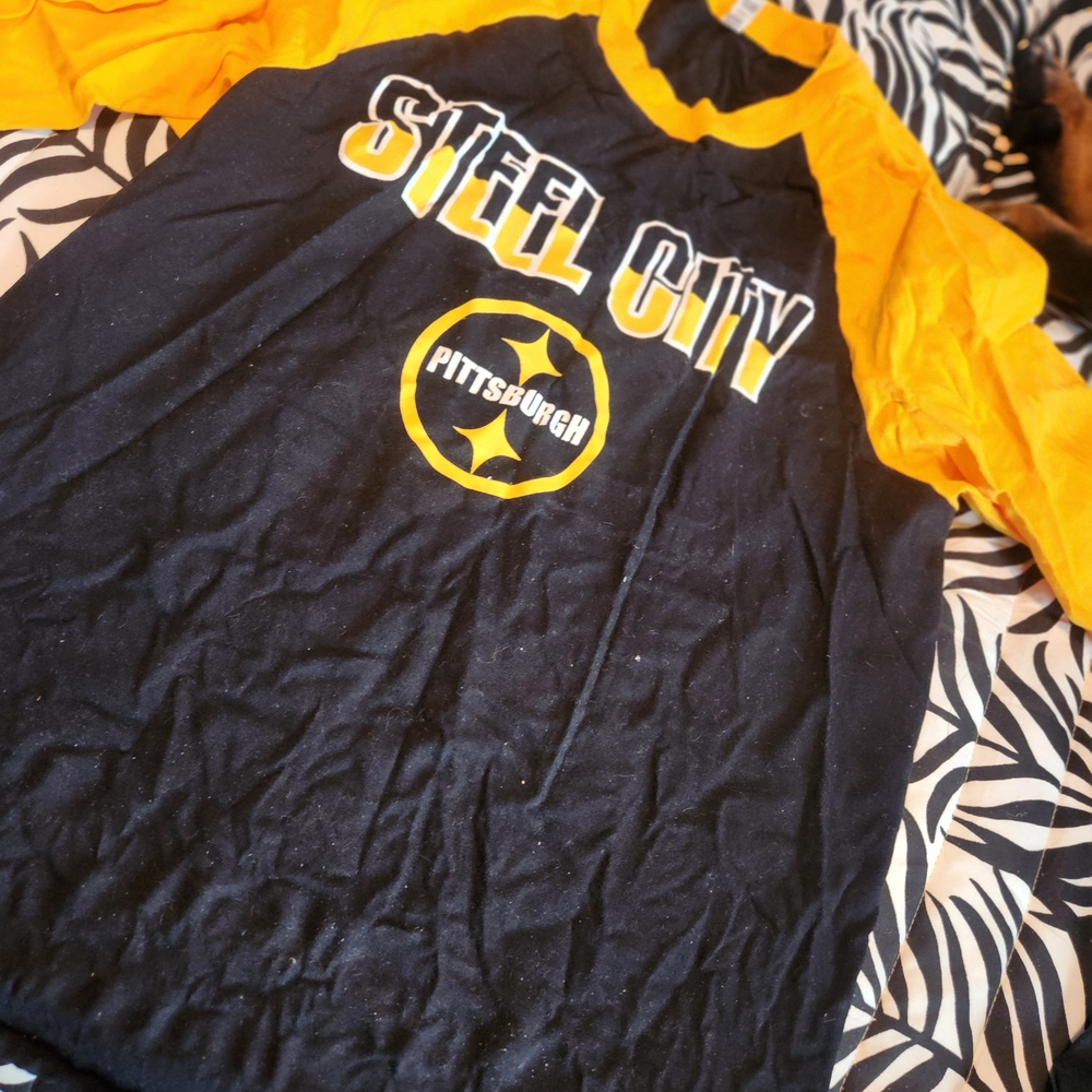 Steel City Kids Shirt - Black and Yellow